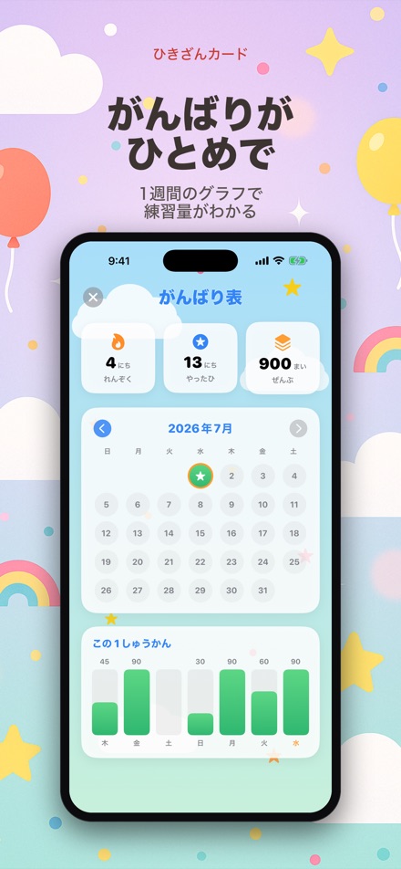 ひきざんカード