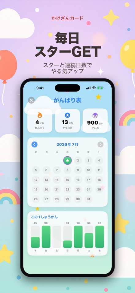 かけざんカード