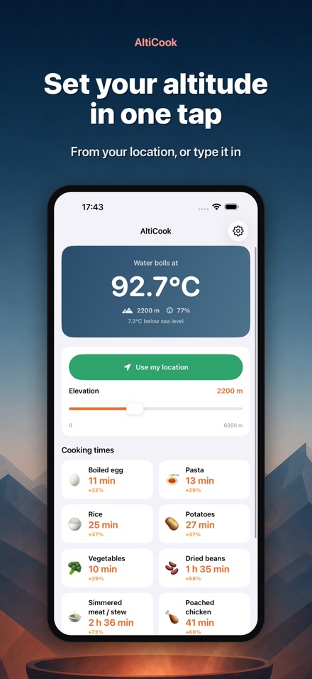 AltiCook: Altitude Cooking 3