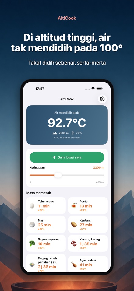 AltiCook: Masak Ketinggian