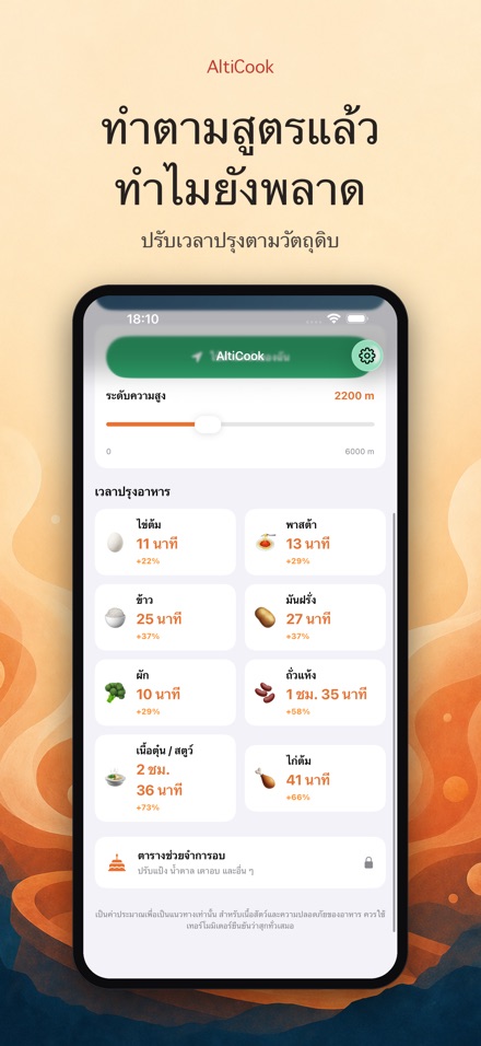 AltiCook: ทำอาหารบนที่สูง 2