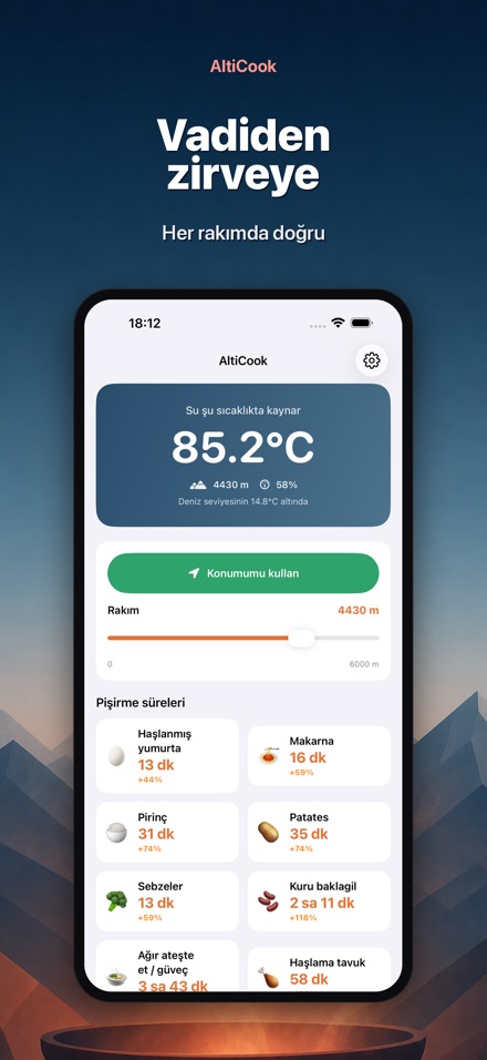 AltiCook: Rakımda Pişirme 10