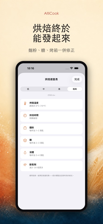 AltiCook：高海拔烹調 6