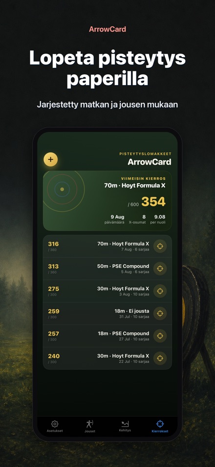 ArrowCard: Jousiammunta 3