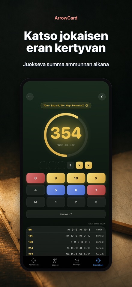 ArrowCard: Jousiammunta 6