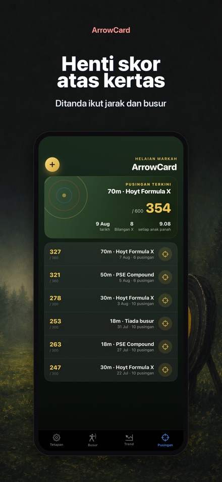 ArrowCard: Skor Memanah 3