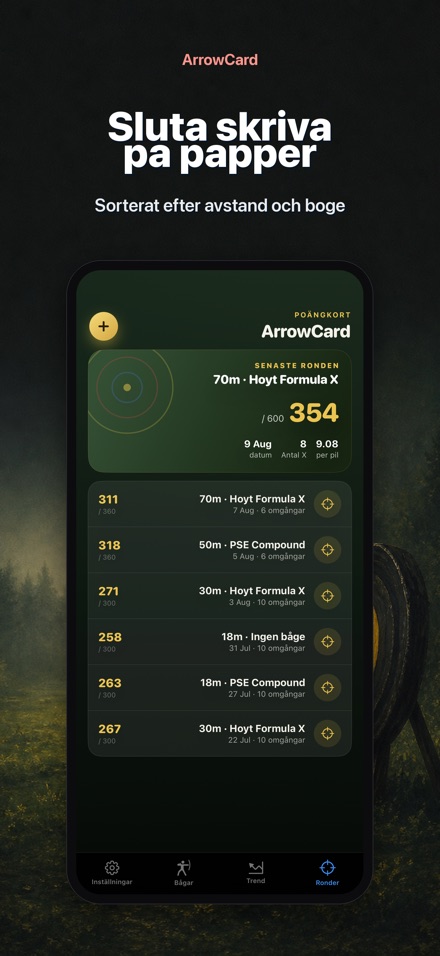 ArrowCard: Bågskytte 3