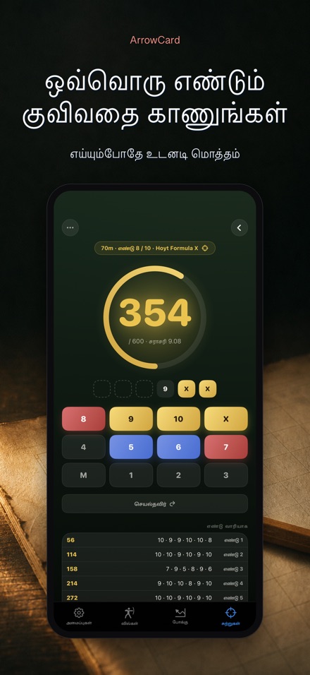 ArrowCard: வில் மதிப்பெண் 6