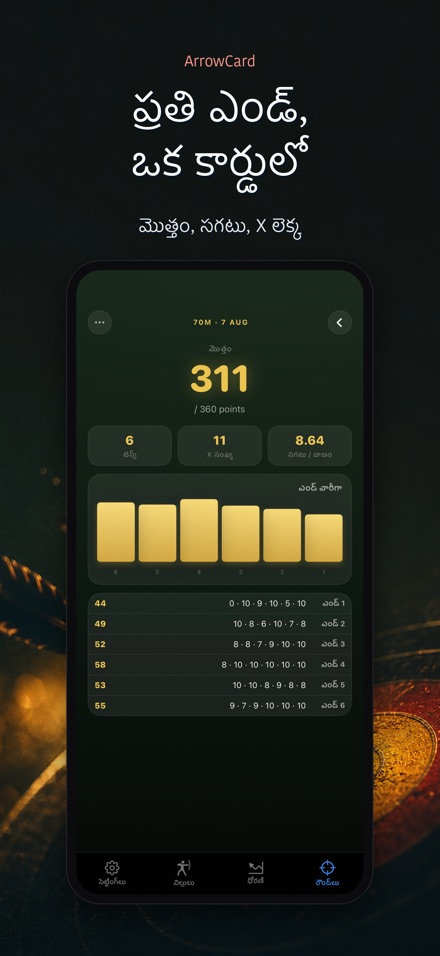 ArrowCard: విలువిద్య స్కోర్ 2