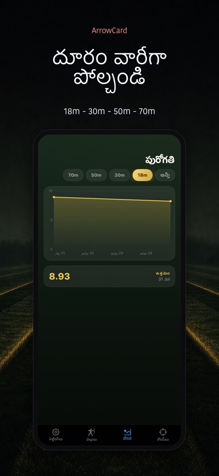 ArrowCard: విలువిద్య స్కోర్ 7