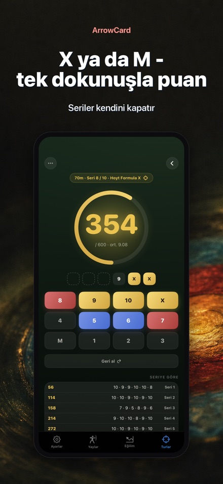 ArrowCard: Okçuluk Skoru 1