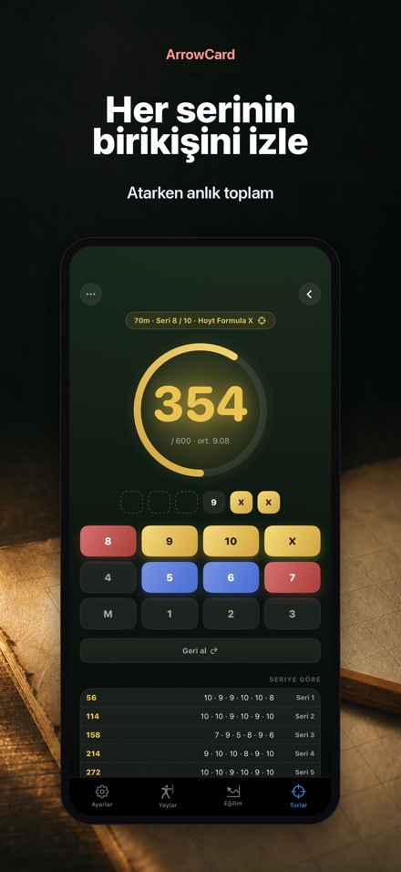 ArrowCard: Okçuluk Skoru 6