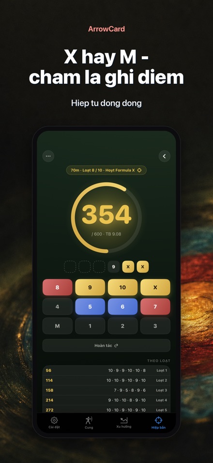 ArrowCard: Điểm Bắn Cung 1
