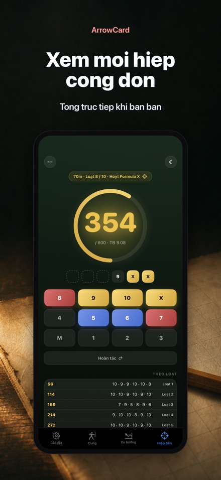 ArrowCard: Điểm Bắn Cung 6