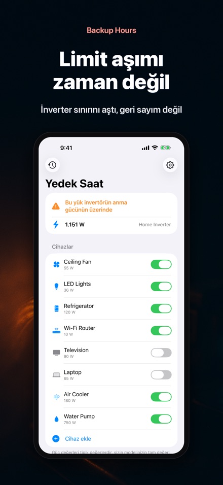 Backup Hours: Akü Kaç Saat 6