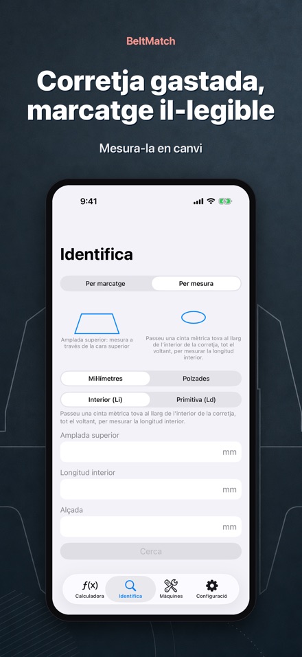 BeltMatch: Cerca corretja en V 6