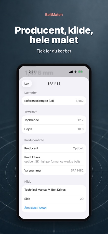 BeltMatch: Kilerem-søgning 4