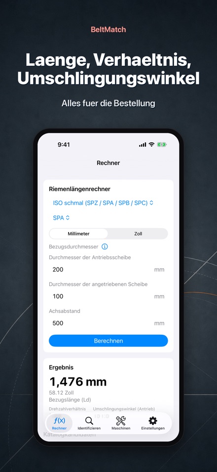 BeltMatch: Keilriemen-Suche 2