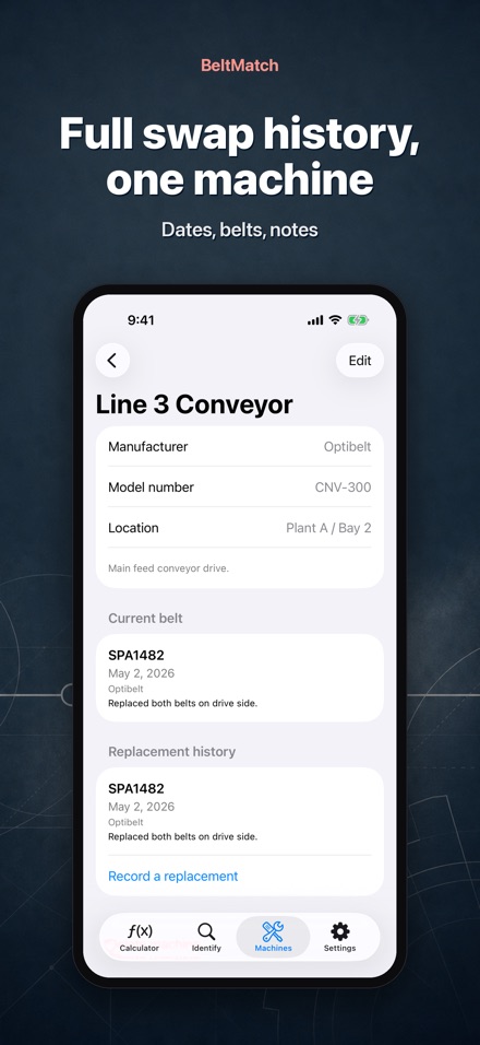 BeltMatch: V-Belt Finder 9