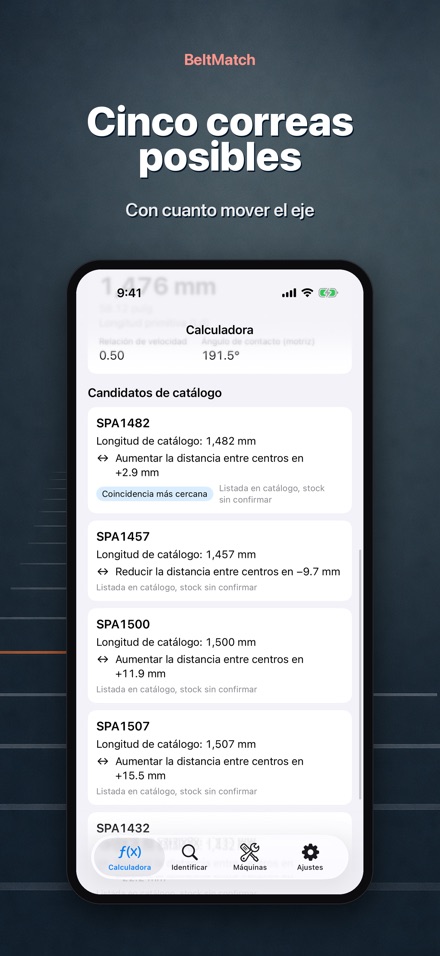 BeltMatch: Buscar banda en V 3
