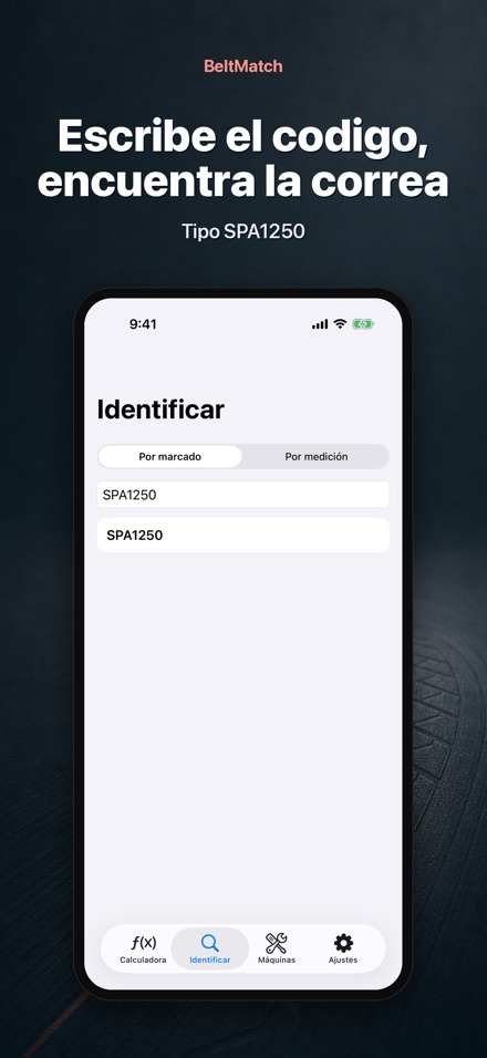 BeltMatch: Buscar banda en V 5