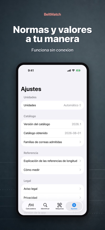 BeltMatch: Buscar banda en V 10