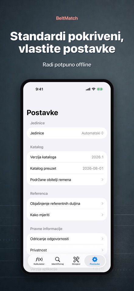 BeltMatch: Traži klinasti rem 10