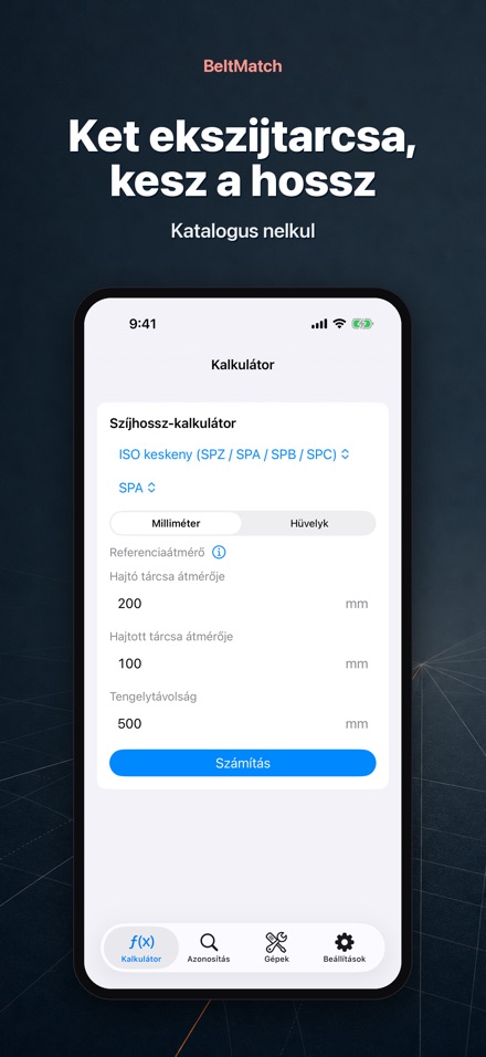 BeltMatch: Ékszíj kereső
