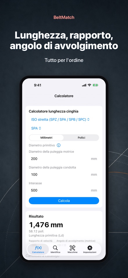 BeltMatch: Cerca cinghia a V 2