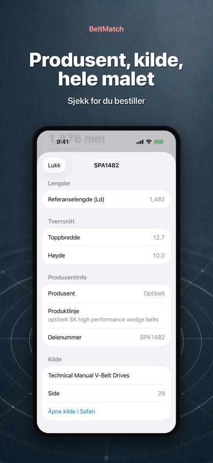 BeltMatch: Kilereim-søk 4