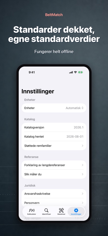 BeltMatch: Kilereim-søk 10