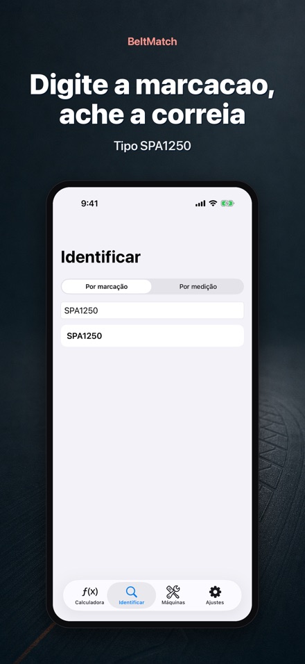 BeltMatch: Buscar correia V 5