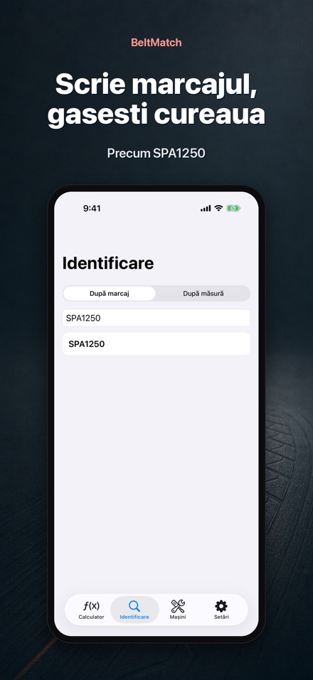 BeltMatch: Caută curea V 5