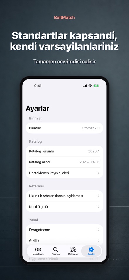 BeltMatch: V Kayışı Bulucu 10