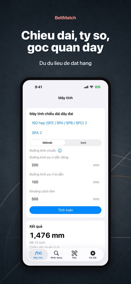 BeltMatch: Tìm dây curoa V 2