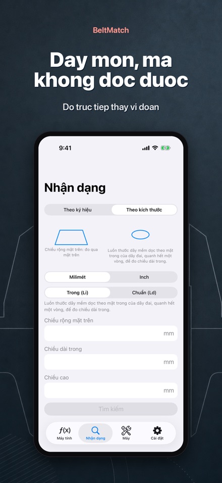 BeltMatch: Tìm dây curoa V 6