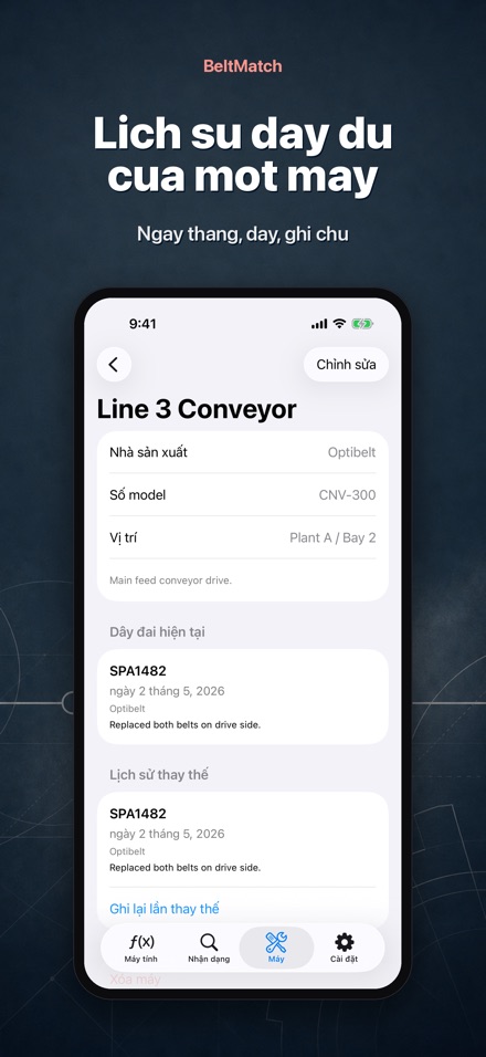 BeltMatch: Tìm dây curoa V 9