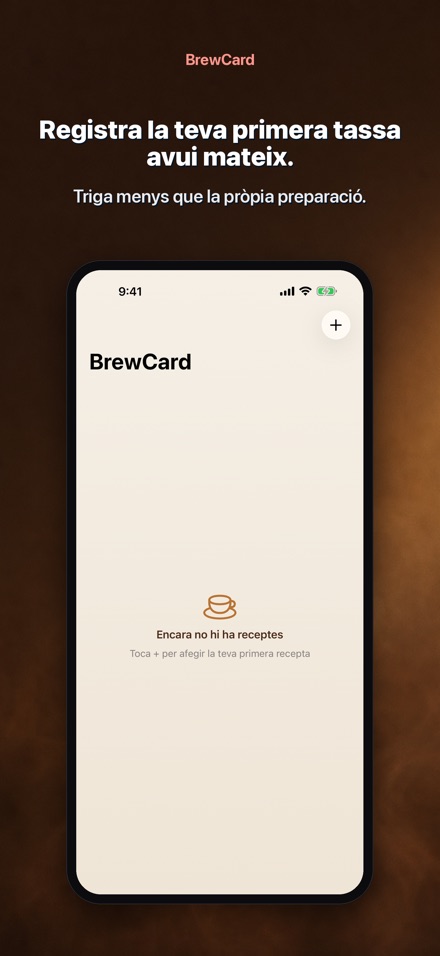 BrewCard: Fitxes Receptes Cafe 8