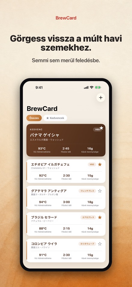 BrewCard: Kave Receptkartyak 7
