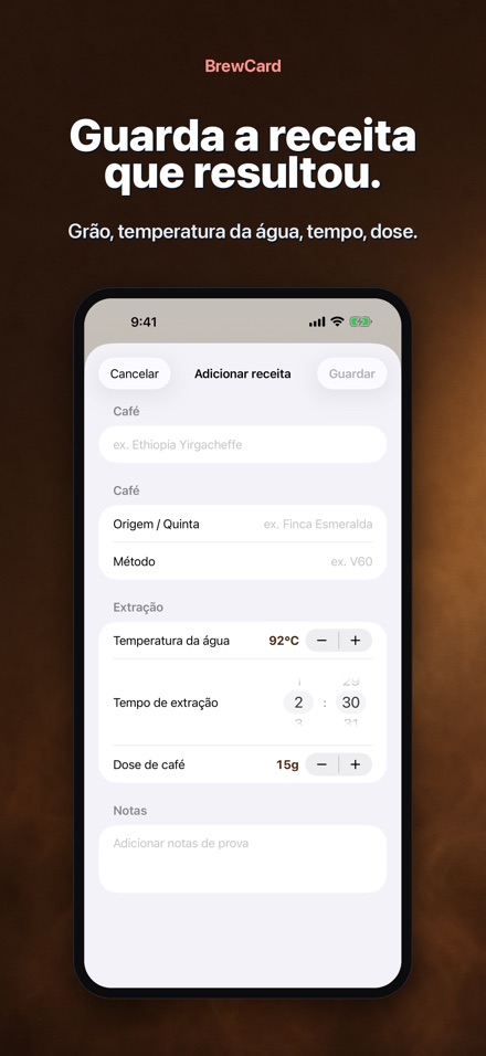 BrewCard: Receitas de Cafe 2