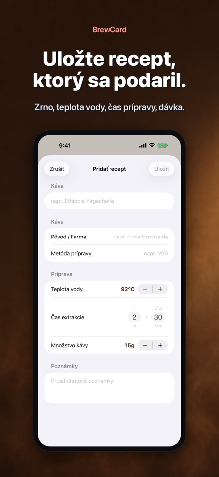 BrewCard: Recepty na Kavu 2