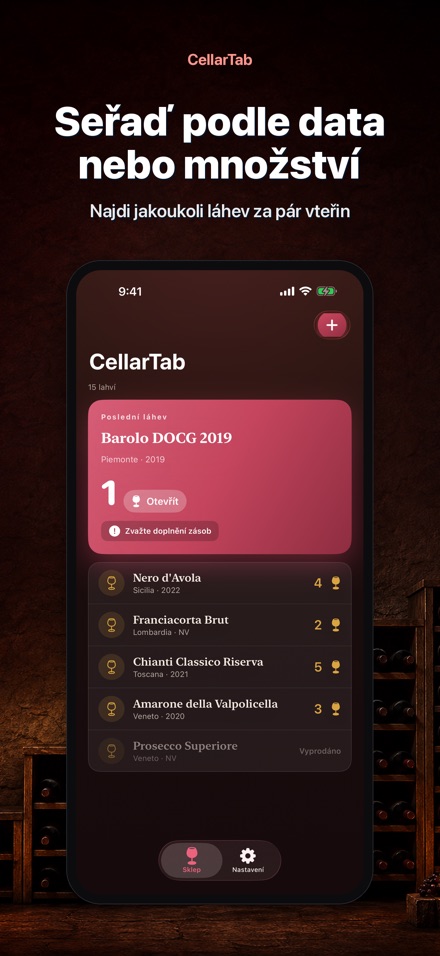 CellarTab: Sklep Vína 3