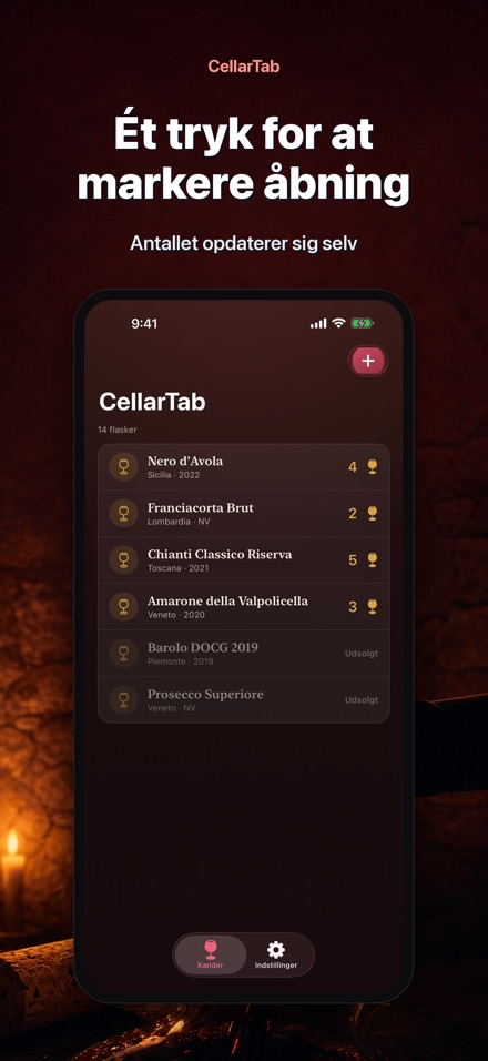 CellarTab: Vinkælder Log 5