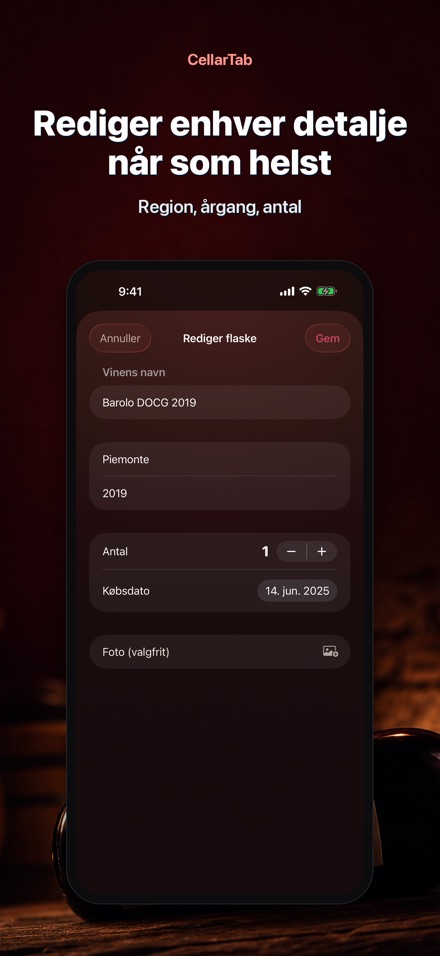 CellarTab: Vinkælder Log 8