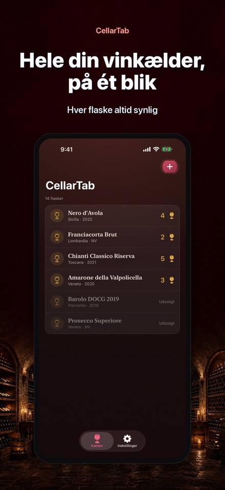 CellarTab: Vinkælder Log 9