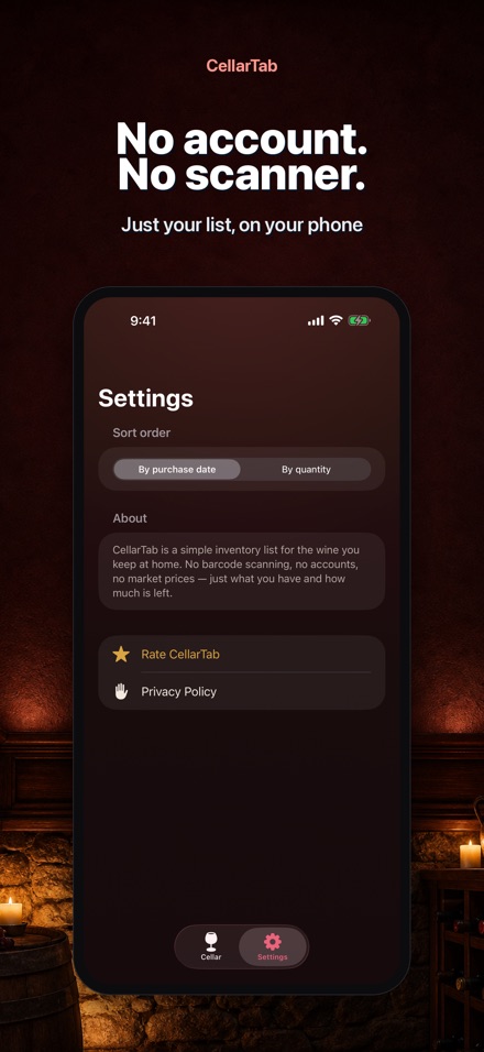 CellarTab: Wine Cellar Log 7