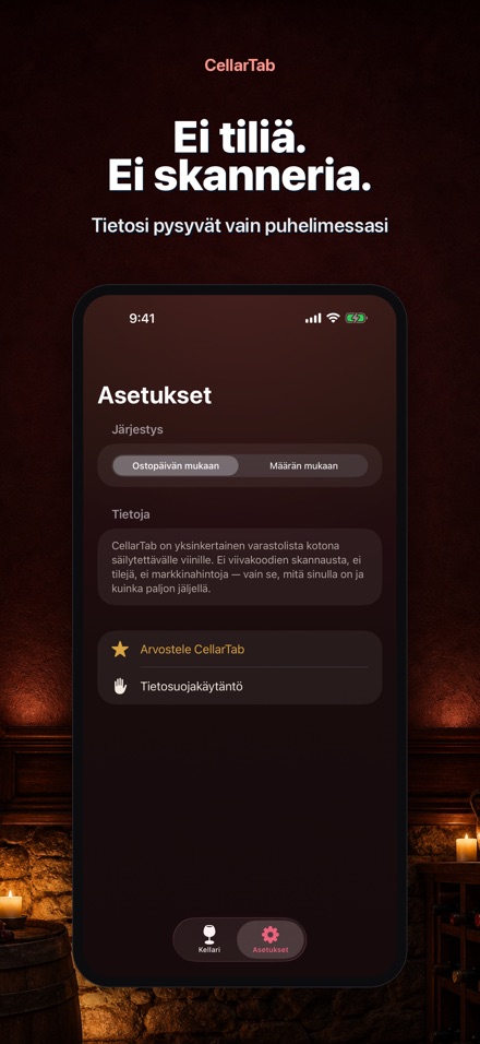 CellarTab: Viinikellari 7