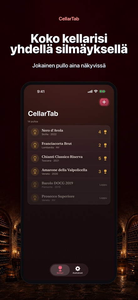 CellarTab: Viinikellari 9