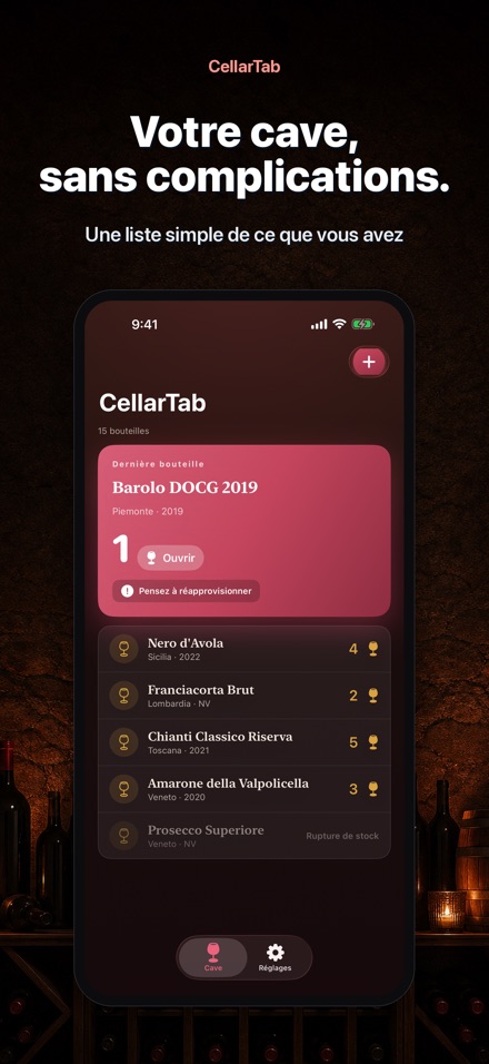 CellarTab: Carnet de Cave