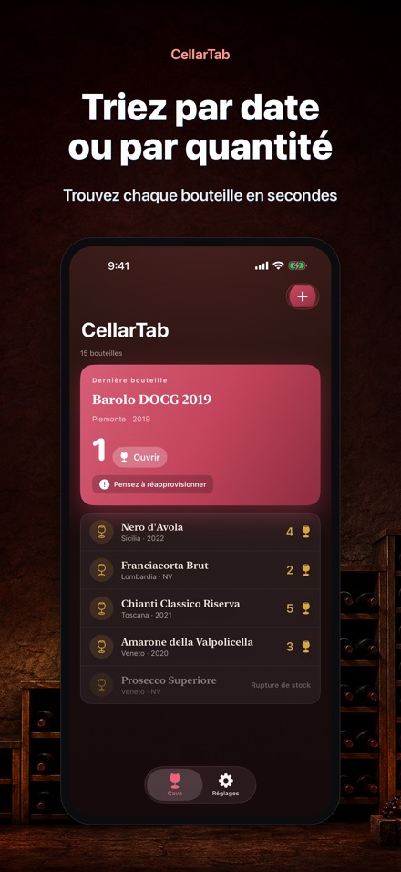 CellarTab: Carnet de Cave 3